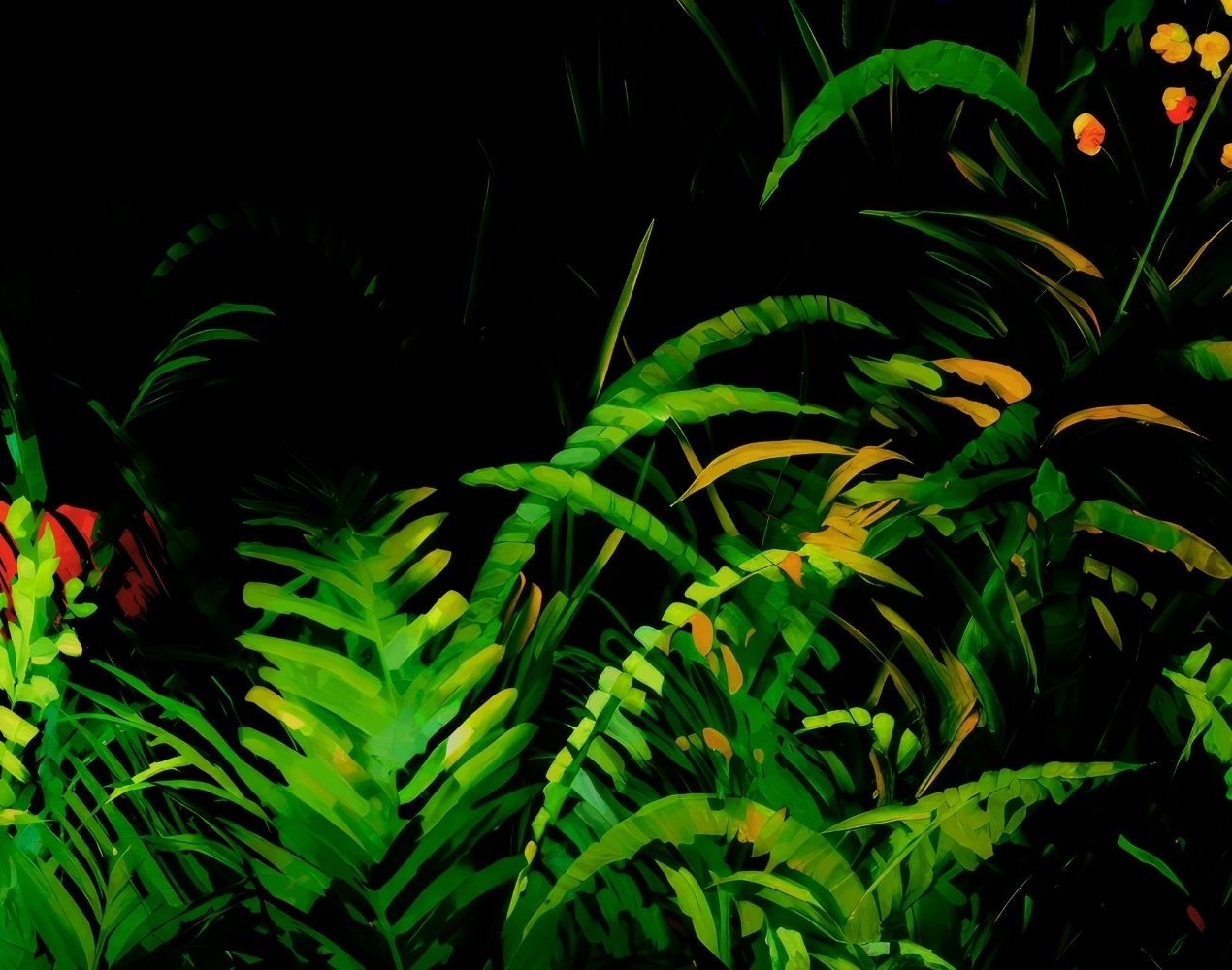 Jungle foliage
